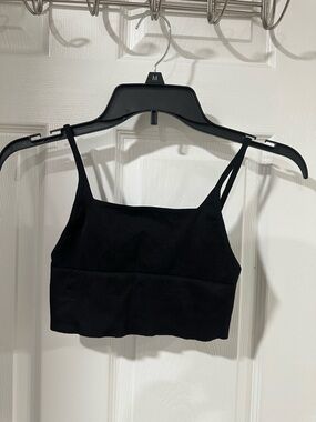 Free People Square Neck Cropped Tank Top
